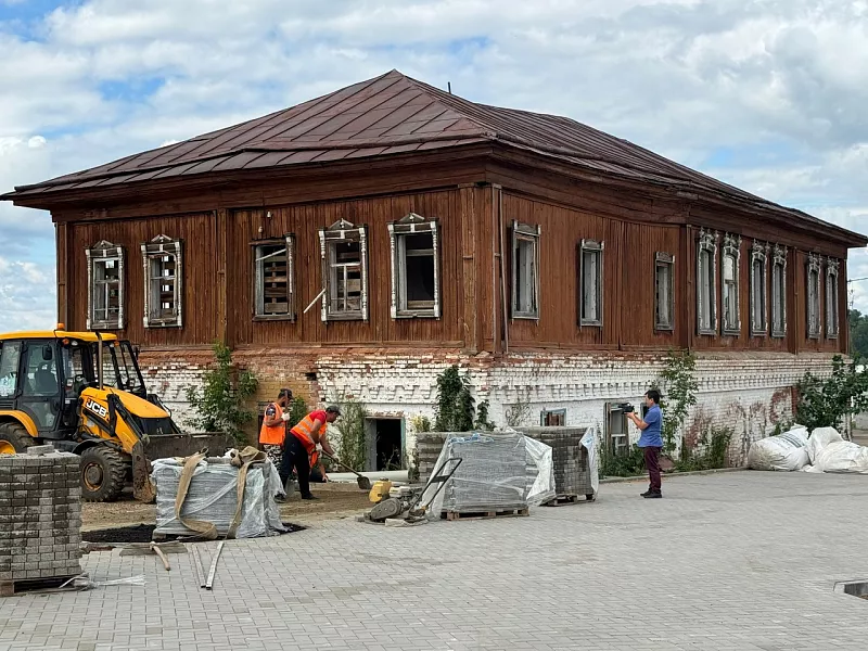 В&nbsp;Дюртюли Башкирии обновляют Дом купца Зубилова