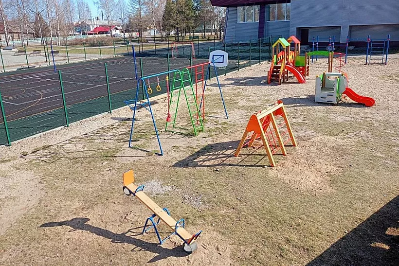 В&nbsp;селе Долматово Архангельской области появилась игровая площадка