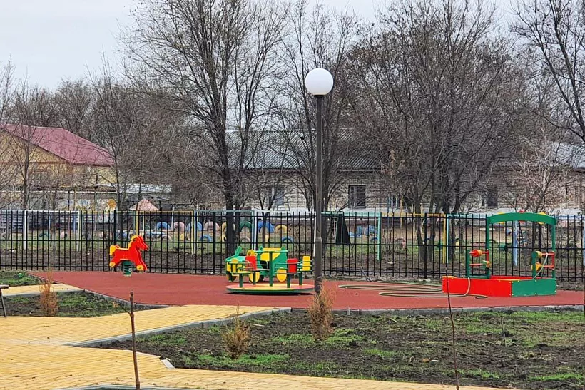 Сквер обустроили в&nbsp;астраханском селе Новоурусовка