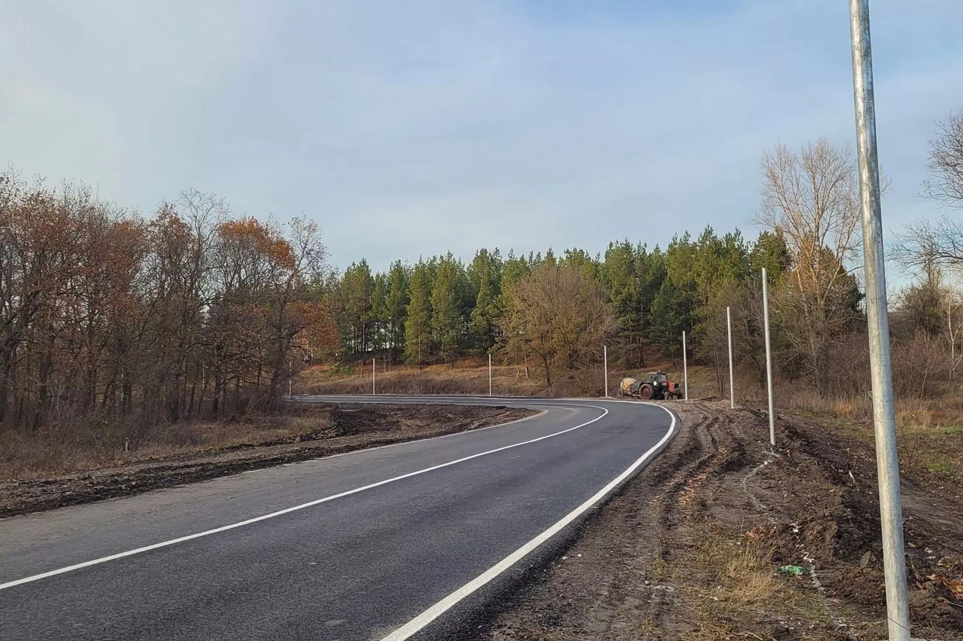 В&nbsp;Жирновском районе под&nbsp;Волгоградом отремонтировали участок трассы