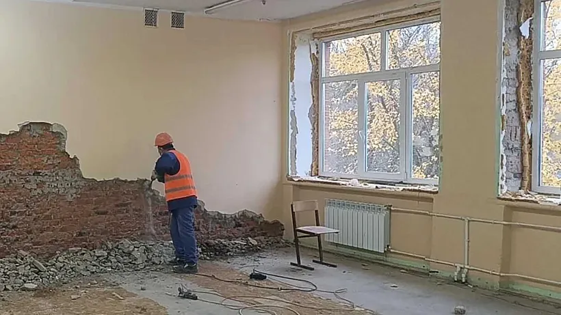 В&nbsp;Подмосковье в&nbsp;Белоозерском начали капремонт лицея