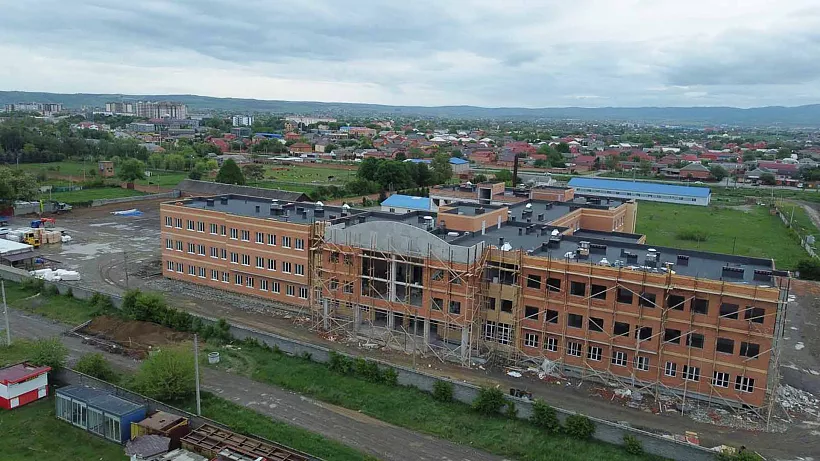 Новая школа в&nbsp;Назрани Республики Ингушетии готова почти на&nbsp;60%