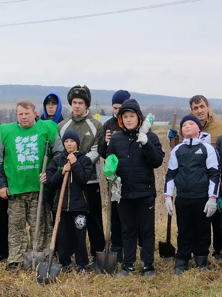 В&nbsp;селе Старая Шентала в&nbsp;Самарской области высадили деревья