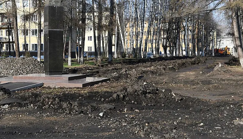 Благоустройство сквера имени Бардина стартовало в&nbsp;Новокузнецке