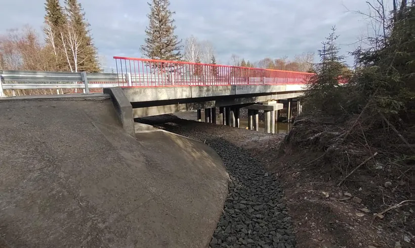 В&nbsp;Иркутской области отремонтировали мост через реку Хингуйку