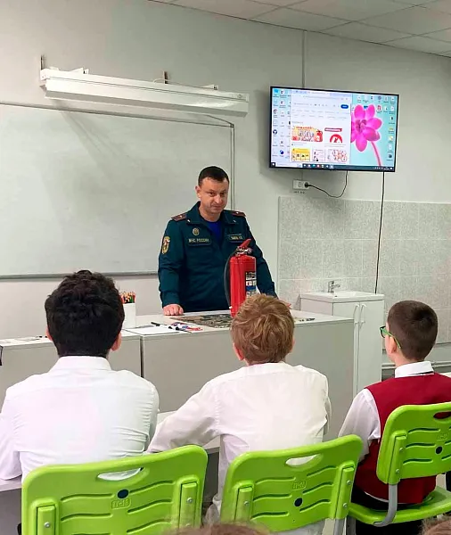 Сотрудник МЧС Тульской области провел урок по&nbsp;правилам безопасности в&nbsp;доме