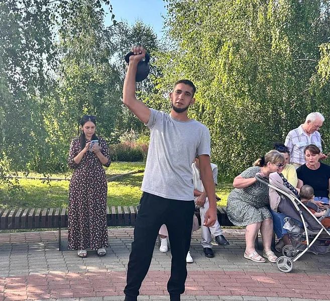 В&nbsp;татарстанском селе Большая Атня развернули мобильную площадку ГТО