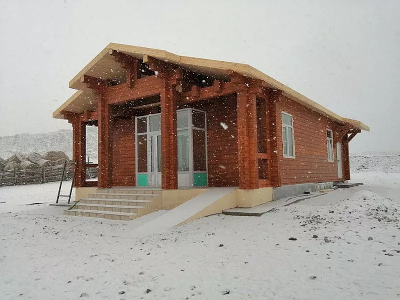 В&nbsp;Туве из&nbsp;долговечного клееного бруса построили два ФАПа