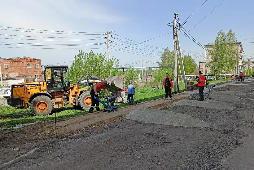 Территорию Тайгинского округа Кузбасса начали благоустраивать