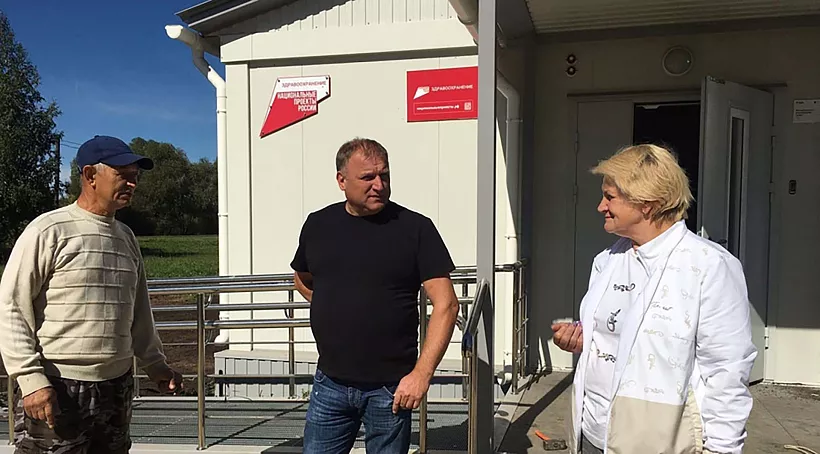 В&nbsp;рязанском селе Ольхи завершается строительство медицинского пункта