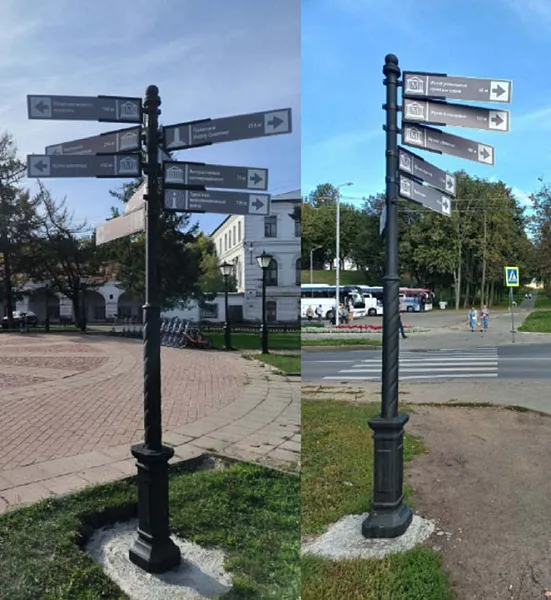 В&nbsp;центре Костромы установили знаки пешеходной навигации для&nbsp;туристов