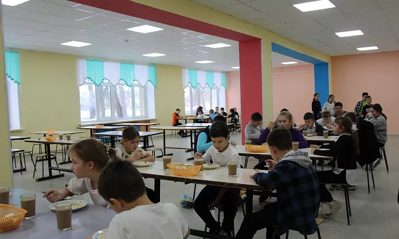В&nbsp;Новоспасской школе Самарской области обновили столовую