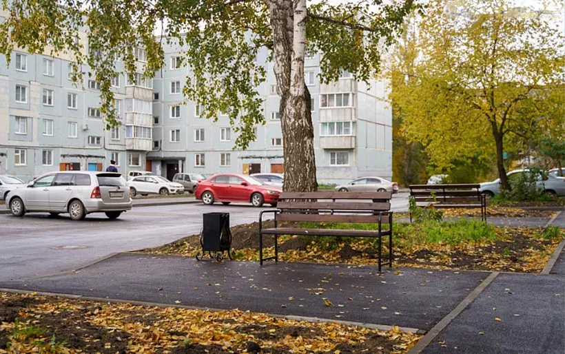 В&nbsp;кузбасской Юрге благоустроили две дворовые территории