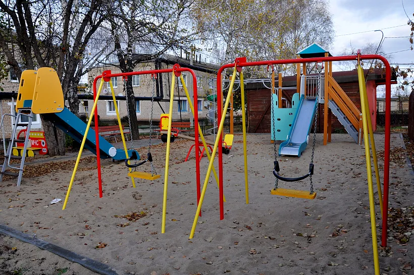 В&nbsp;самарском селе Клявлино появилась новая детская площадка
