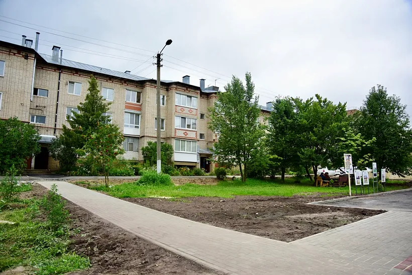 В&nbsp;поселке Нарышкино Орловской области благоустроят четыре двора