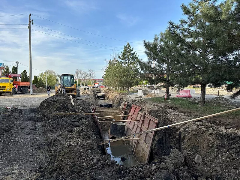 В&nbsp;Курганинске приступили ко&nbsp;второму этапу благоустройства улицы Матросова