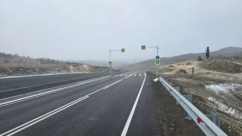 В&nbsp;Приангарье обновили участок автодороги к&nbsp;Малому морю Байкала