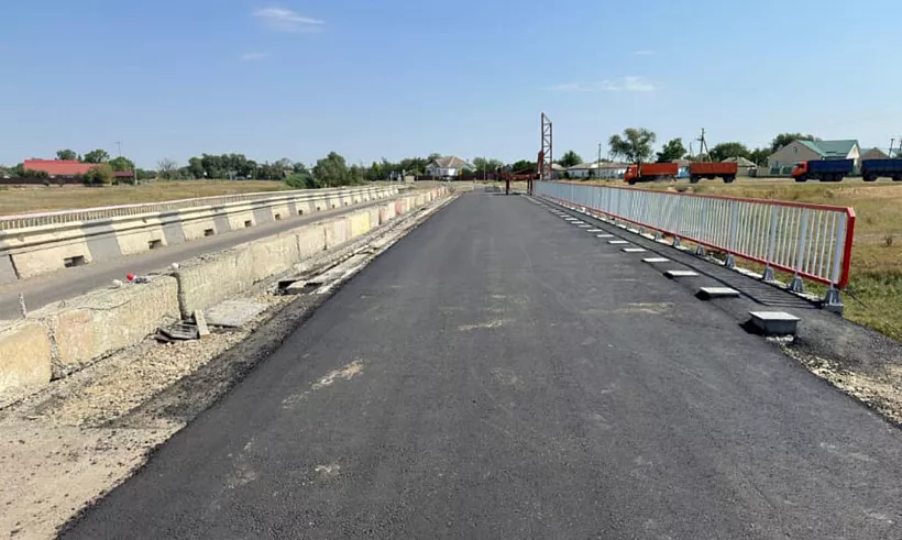 В&nbsp;Ставропольском крае на&nbsp;40% завершили ремонт моста через реку Ташлу