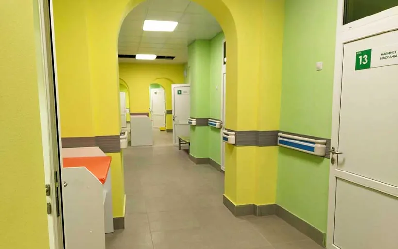 В&nbsp;Новомосковске Тульской области завершают ремонт детской поликлиники № 1