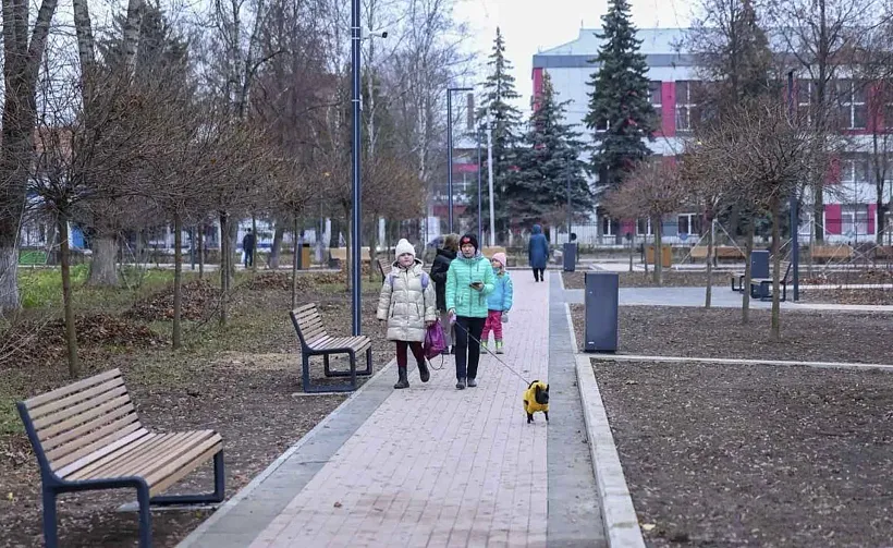В&nbsp;Подольском округе Подмосковья благоустроили 10&nbsp;территорий