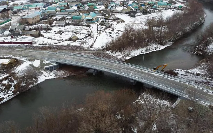 В&nbsp;Оренбургской области капитально отремонтировали мост через реку Дему