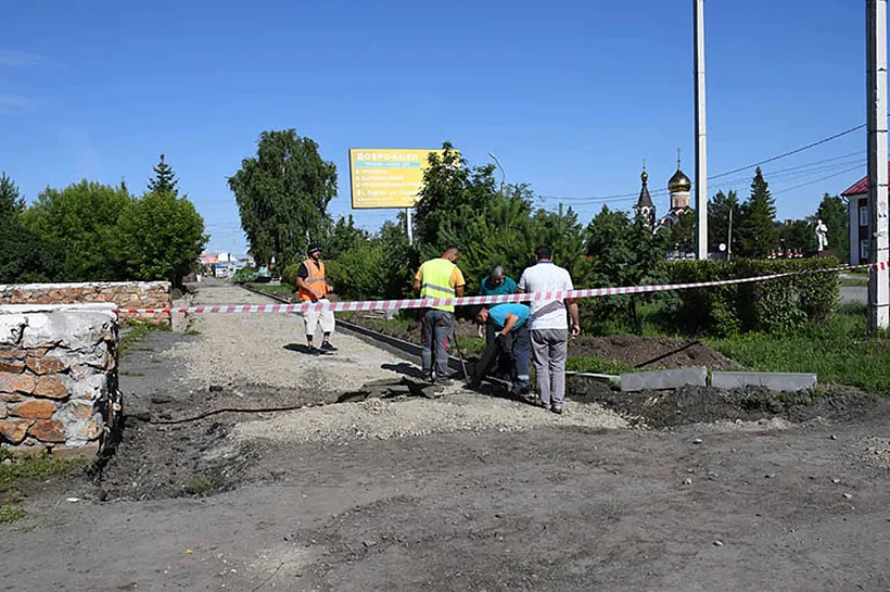 На&nbsp;улице Советской в&nbsp;городе Каргате Новосибирской области обновят тротуар