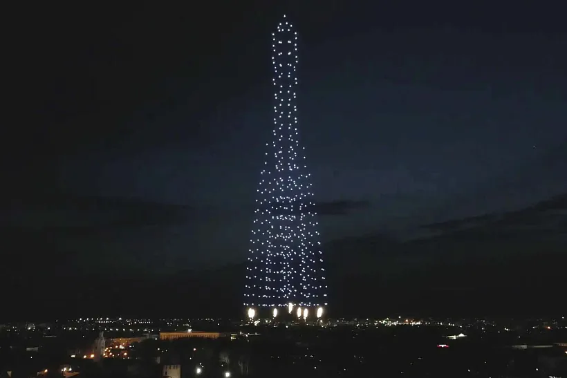 В&nbsp;Красноярске пройдет световое шоу дронов в&nbsp;честь Дня космонавтики