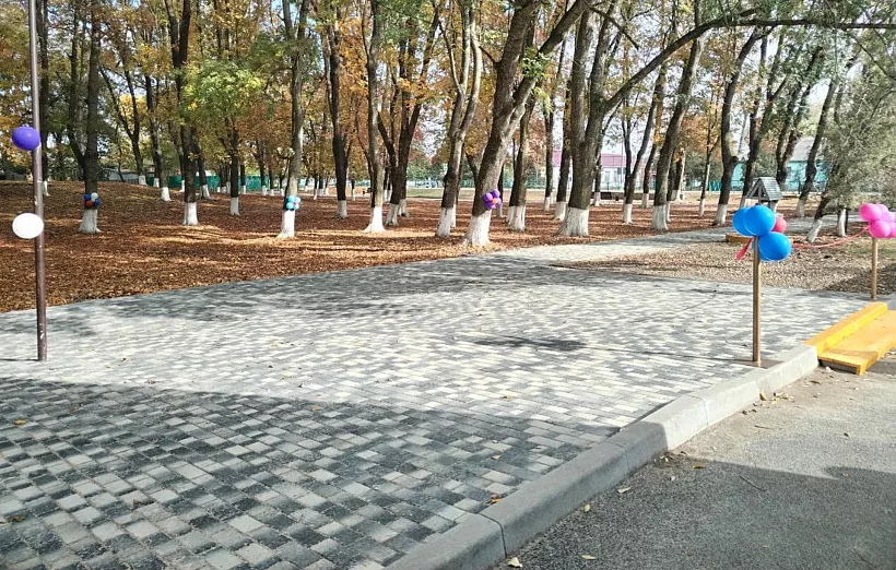 В&nbsp;поселке Маяк Краснодарского края завершили первый этап обновления парка