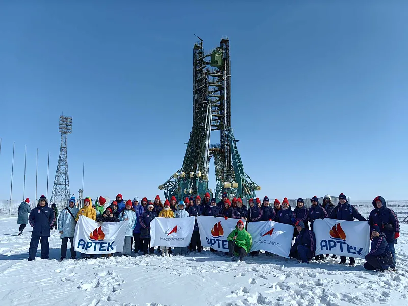 Ракета-носитель с&nbsp;логотипом &laquo;Артека&raquo; стартовала с&nbsp;космодрома Байконур