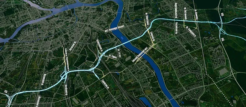 В&nbsp;Петербурге утвердили планировку большой развязки Широтной магистрали