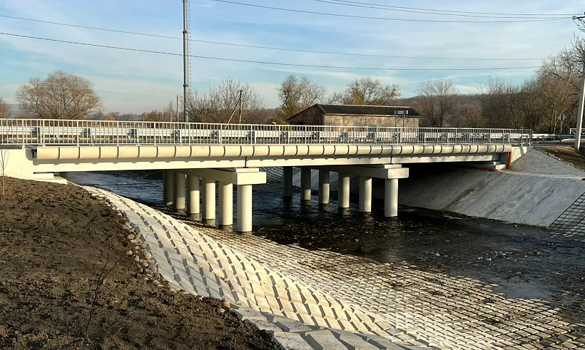 В&nbsp;селе Александровском на&nbsp;Ставрополье отремонтировали мост