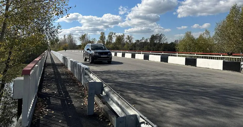 В&nbsp;Алтайском крае обновили мост через реку Чумыш