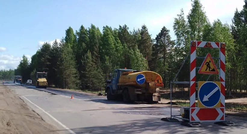 Дороги регионального значения в&nbsp;Коми продолжают ремонтировать