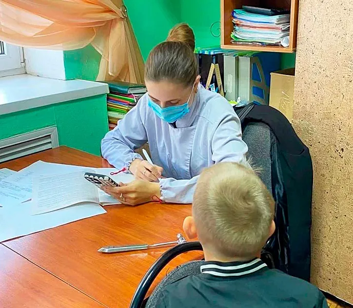 В&nbsp;Курской области врачи обследовали детей из&nbsp;районных соцучреждений