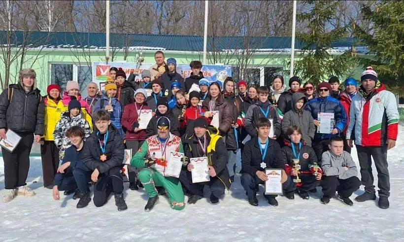 В&nbsp;Азнакаеве Татарстана закрыли лыжный сезон и&nbsp;сдали нормативы ГТО