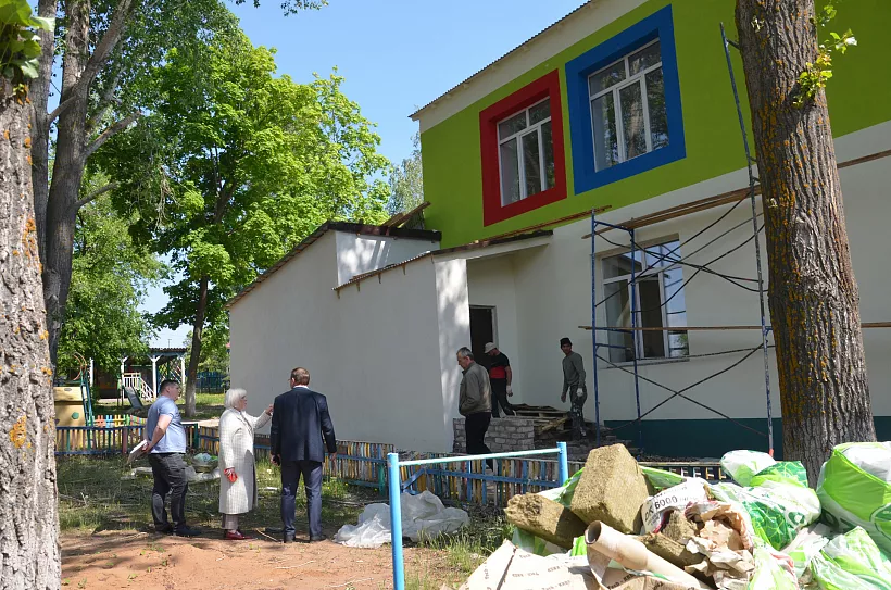 В&nbsp;селе Богатом Самарской области продолжается ремонт детского сада