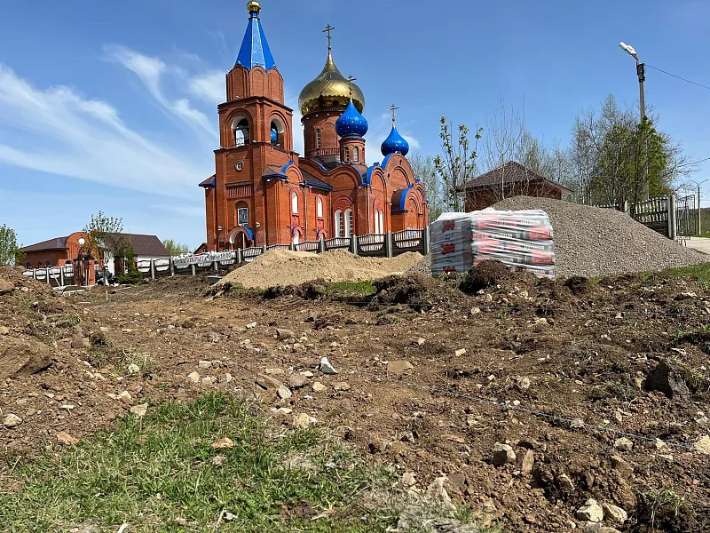 В&nbsp;Пермском крае началось обустройство сквера у&nbsp;храма