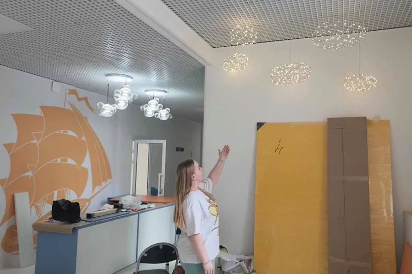 В&nbsp;подмосковных Люберцах завершают ремонт детской библиотеки &laquo;Бригантина&raquo;