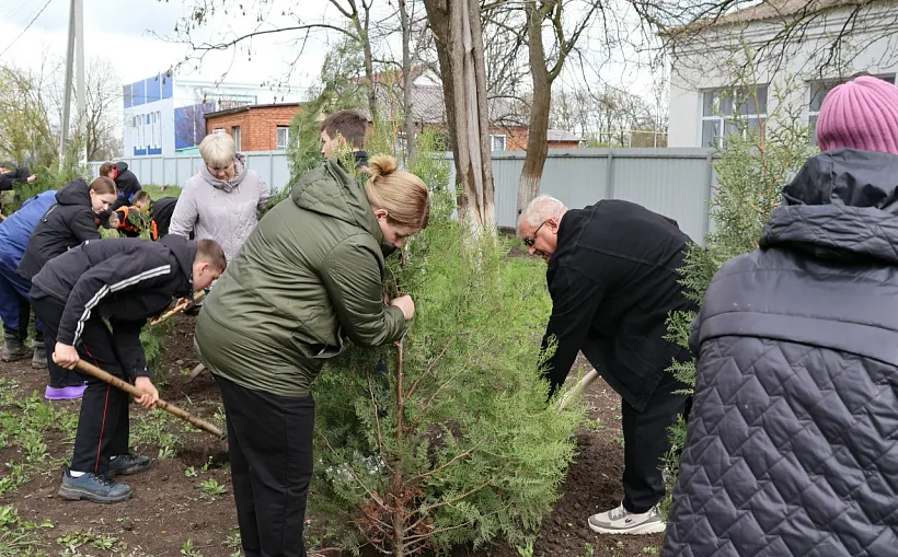 В&nbsp;Новощербиновском сельском поселении Кубани прошла акция &laquo;Сад памяти&raquo;