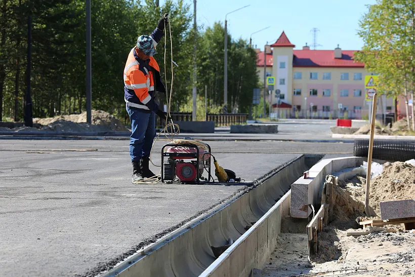 В&nbsp;Муравленко в&nbsp;ЯНАО отремонтируют рекордное количество дорог в&nbsp;этом году