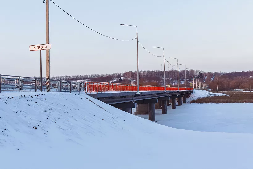 В&nbsp;рязанском поселке Пронске завершился ремонт моста через реку