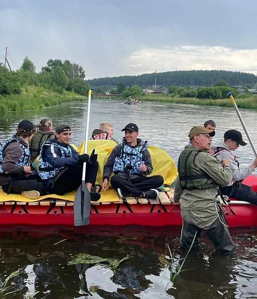 В&nbsp;Свердловской области прошел военно-патриотический сплав по&nbsp;реке Нейве