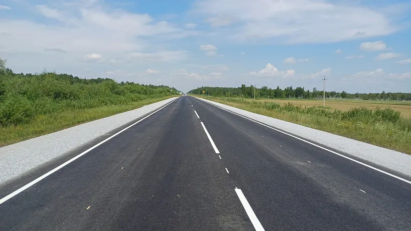 В&nbsp;Кыштовском районе Новосибирской области обновили участок дороги
