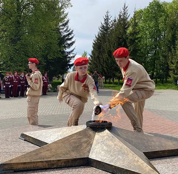 В&nbsp;городе Лаишево в&nbsp;Татарстане прошла акция &laquo;Огонь памяти&raquo;