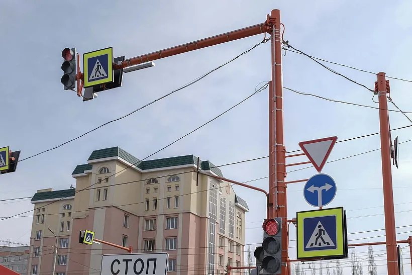 В&nbsp;Стерлитамаке установят пять новых светофоров с&nbsp;инновационной системой подсветки