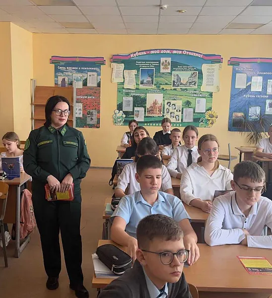 В&nbsp;школах Краснодарского края прошли уроки по&nbsp;противопожарной безопасности