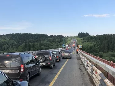 Мост через реку Полазна в&nbsp;Пермском крае реконструируют благодаря нацпроекту
