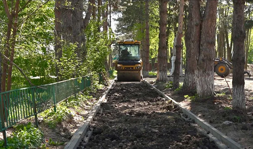 В&nbsp;селе Красносельском на&nbsp;Кубани начали благоустраивать парк