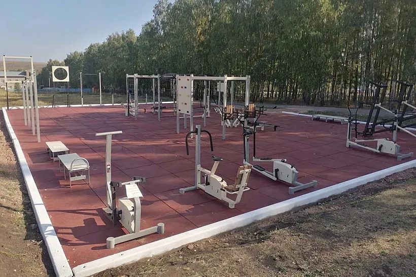 В&nbsp;башкирском селе Бижбуляк установили новую спортивную площадку