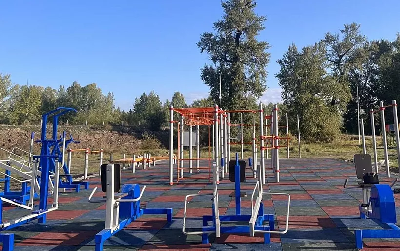 В&nbsp;двух поселках Тувы установили спортивные площадки
